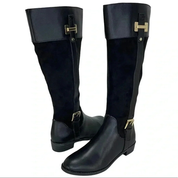 Karen Scott Deliee Black Knee High Womens Boots Size 5.5M - Picture 10 of 10